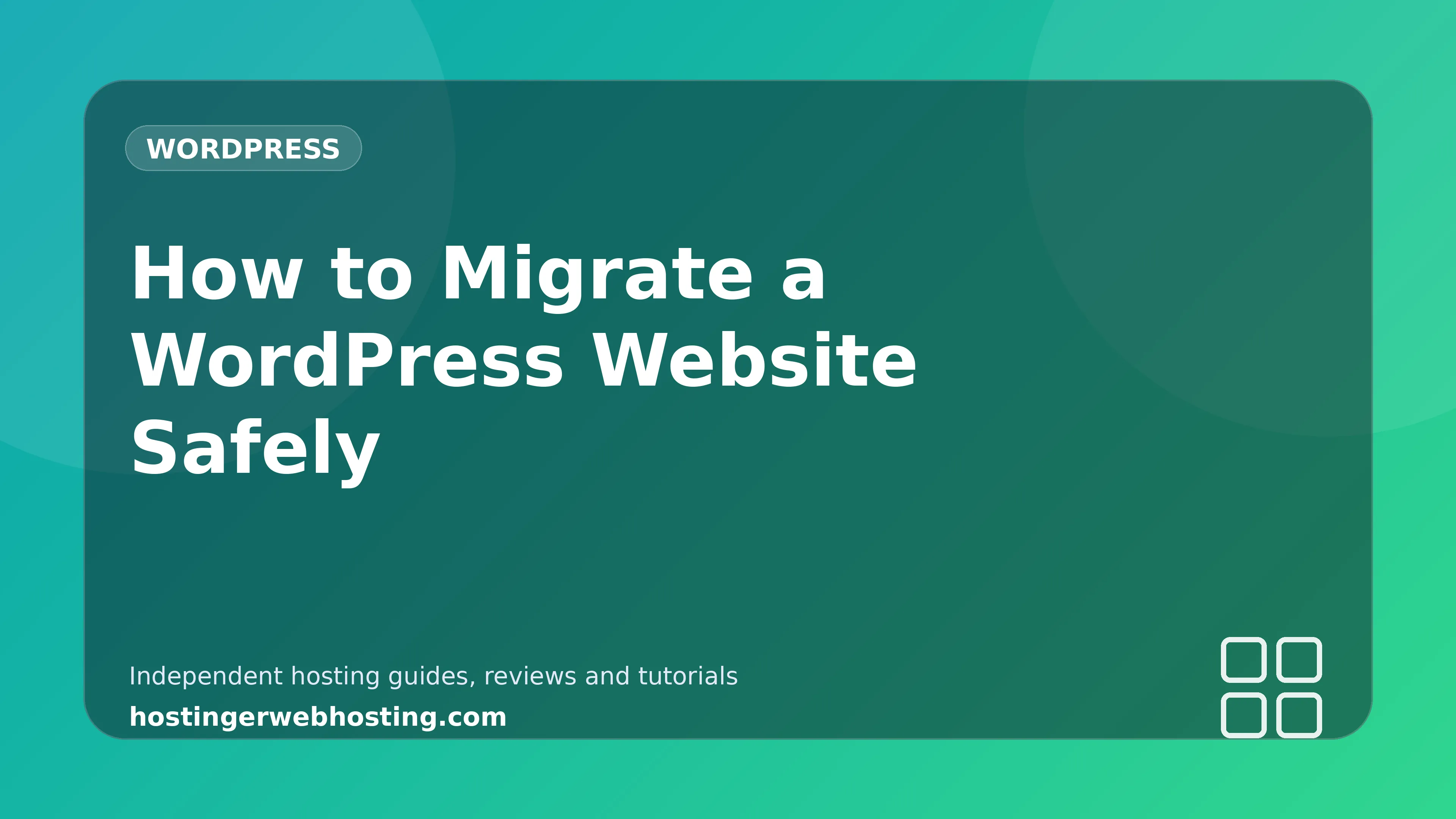 How to Migrate a WordPress Website Safely